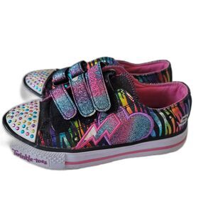 TWINKLE TOES BY Skechers Girls Sneakers shoes Size 1